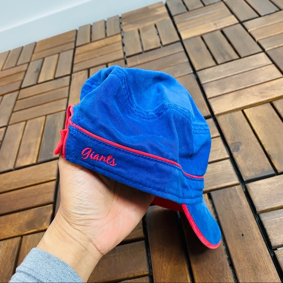 New York Giants Houndstooth Bakers Boy Cap - Picture 3 of 6